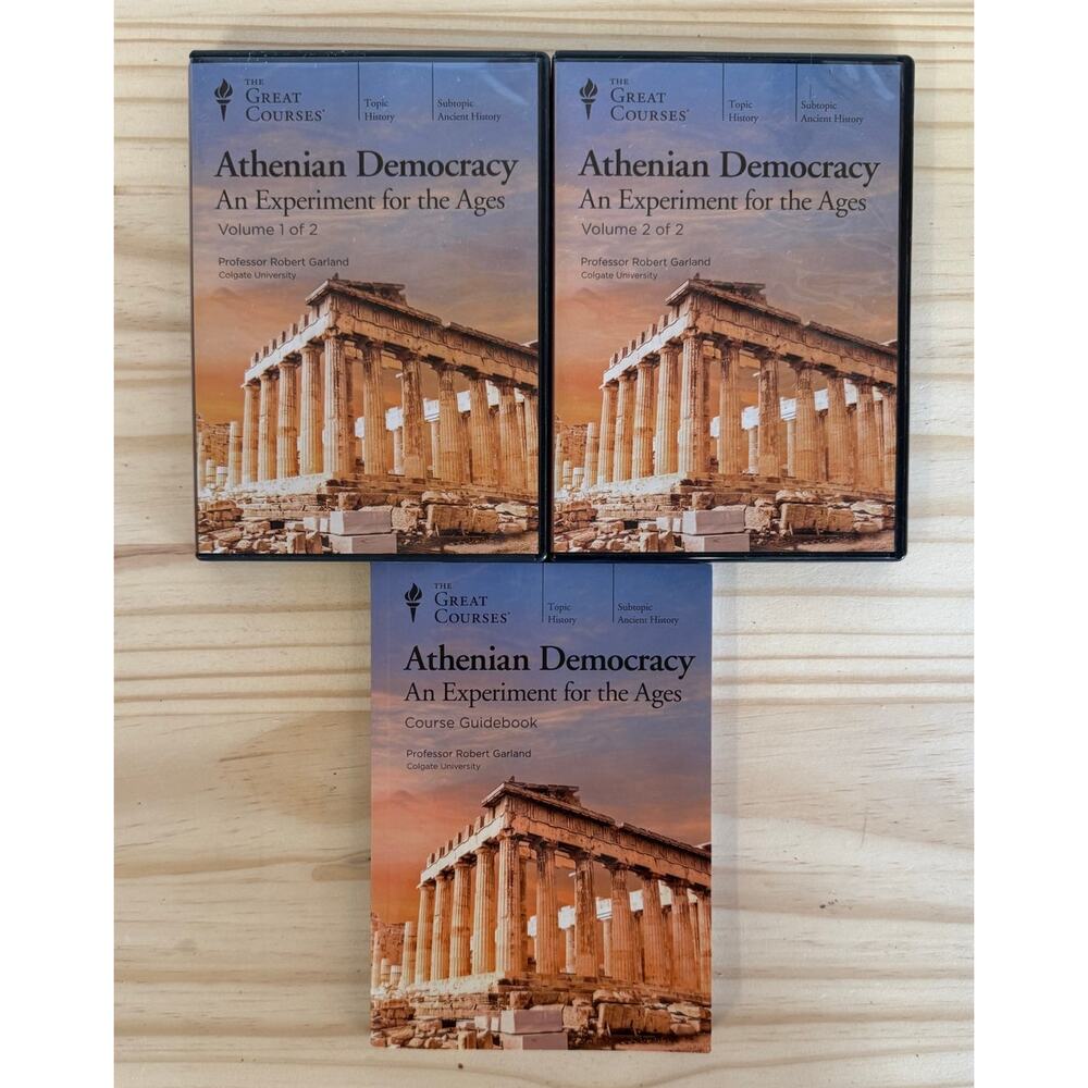The Great Courses Athenian Democracy AudioCDs with Course Guidebook